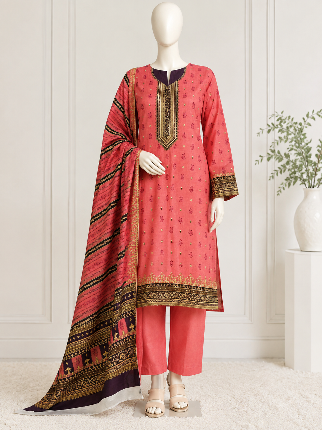 3PC UNSTITCHED